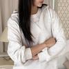 New ArriVals Open Run Women V Neck Hooded STring CoTTon Daily Long sleeVe T Shir