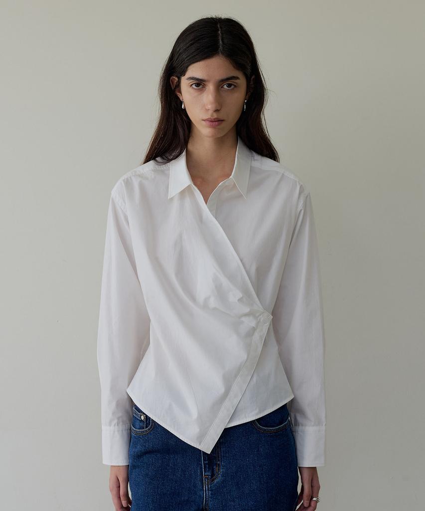 ARTID Modern Wrap Shirt_White