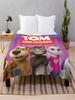 Sixtom The My Talking And Friends Tom 2 2021 Pătură Aruncată Cadou Amuzant Pături Sofe De Decorare Pături De Camping#Size_125X150CM