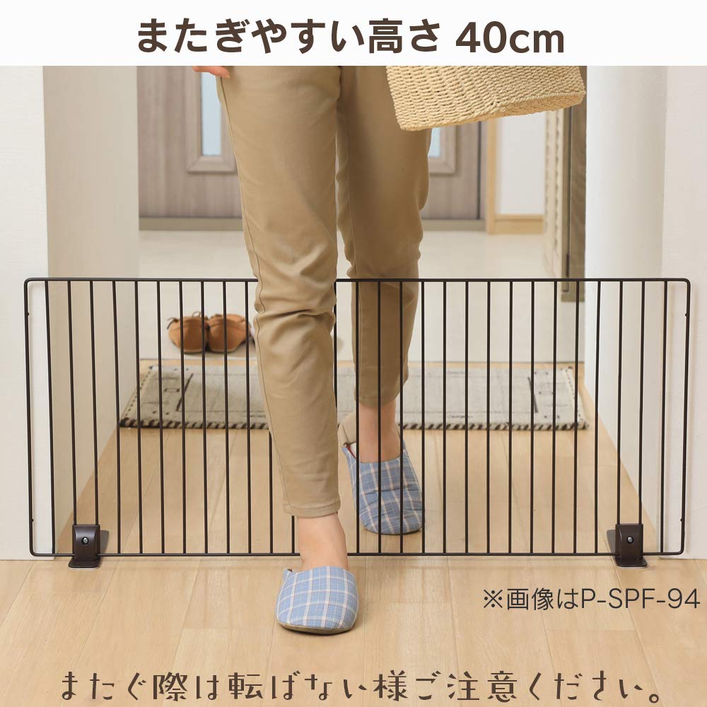 IRIS OHYAMA Pet Fence Pet Gate 90cm Width 90 x Height 40cm P-SPF-94 White/Width (Low Type)