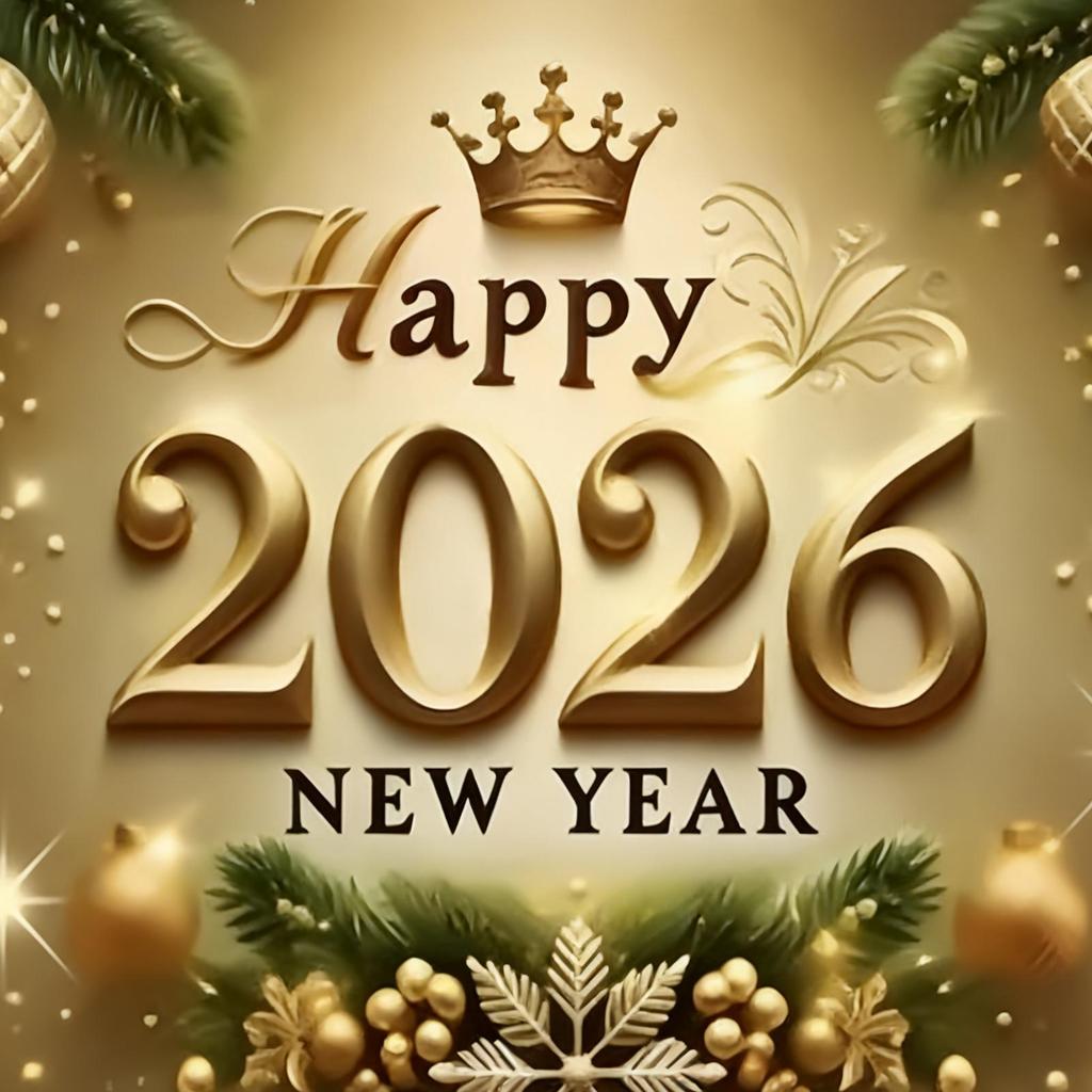 Happy New Year Theme Party Background Banner 2026 New Year Celebrate Family Party Decoration Photo Background Decoration