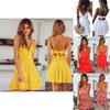 Stylish Women Summer Boho Short Mini Dress For Evening Cocktail And Beach Parties