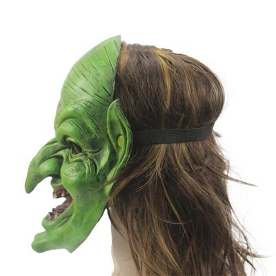 24 x 28 cm Halloween-Maske, Set Off The Atmosphere Maske, PU-Schaumstoff-Horrormaske, strapazierfähige lustige Maske, Hexenmaske, 105 g, realistisches Design von TT