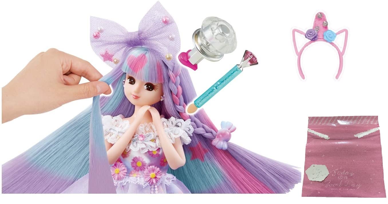 

Pink Unicorn Doll Yumeiro Colorful Change [Special Bonus Headband] Licca-chan Licca-chan [Gift Wrapping] фиолетовый