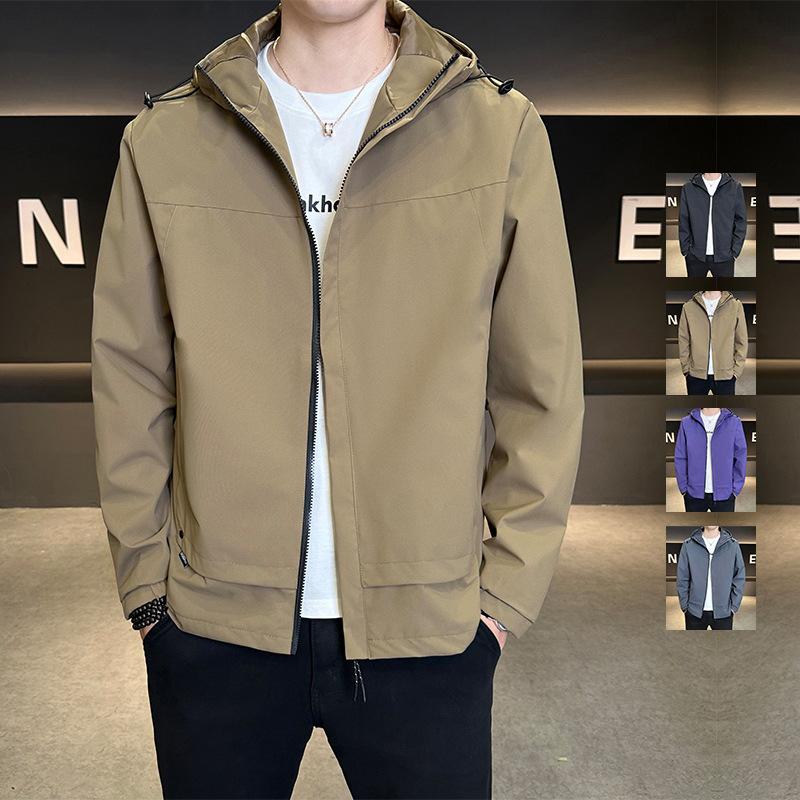 Jacket Men's Color Blocking 2025 Autumn and Winter New Men's Youth Windproof Fashion Casual Top Jacket Trend