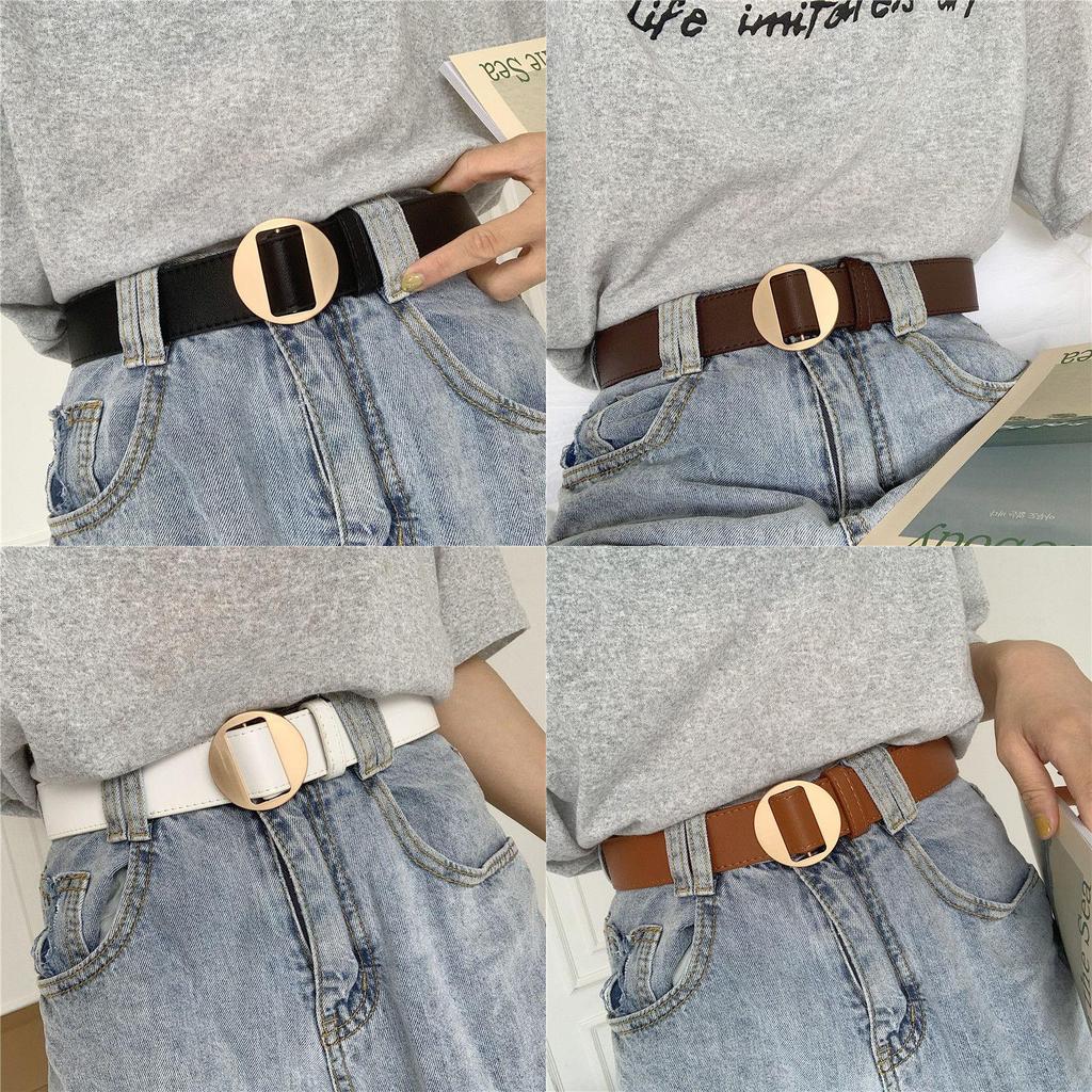 Nohole Automatic Chic Buckle Belt For Women In Retro Style Perfect For Denim And Looks Casual