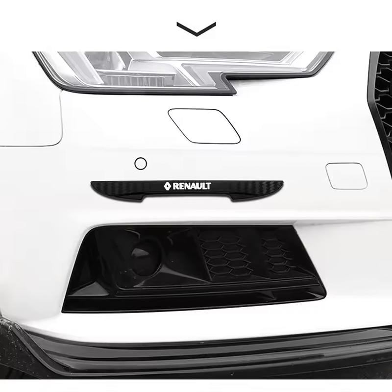 Copricerchi 4 Pezzi Logo Auto Striscia Anticollisione Protezione Paraurti Portiera Auto Per Renault Megane 2 3 4 Twingo Clio Talisman Captur Traf