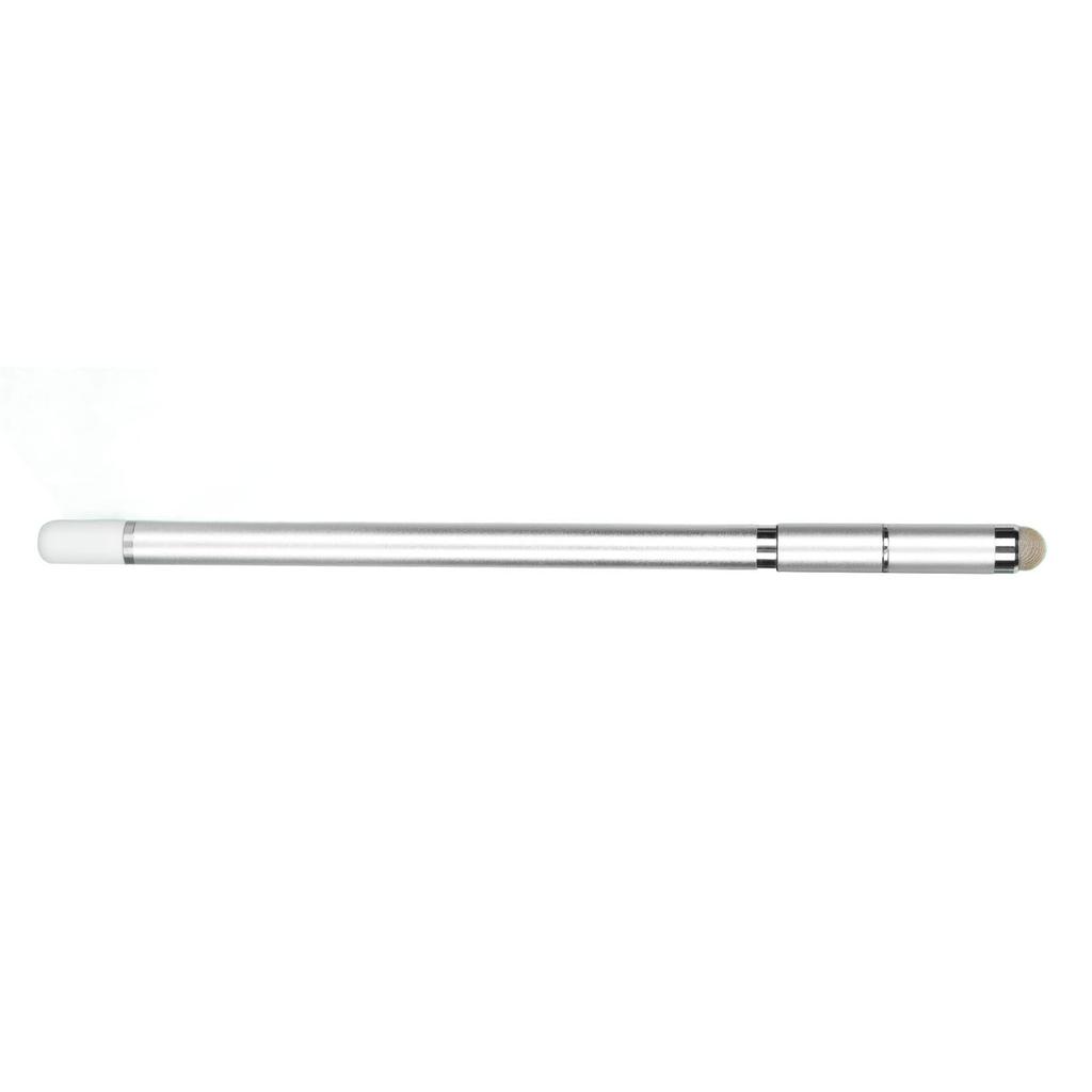 Stylus Pen 4 In 1 Wear Resistant Fiber Nib Mobile Phone Tablet Painting Handwriting Capacitive StylusSilver