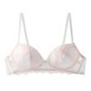 Japanese gentle sweet romantic lace pure desire wind no steel ring bra