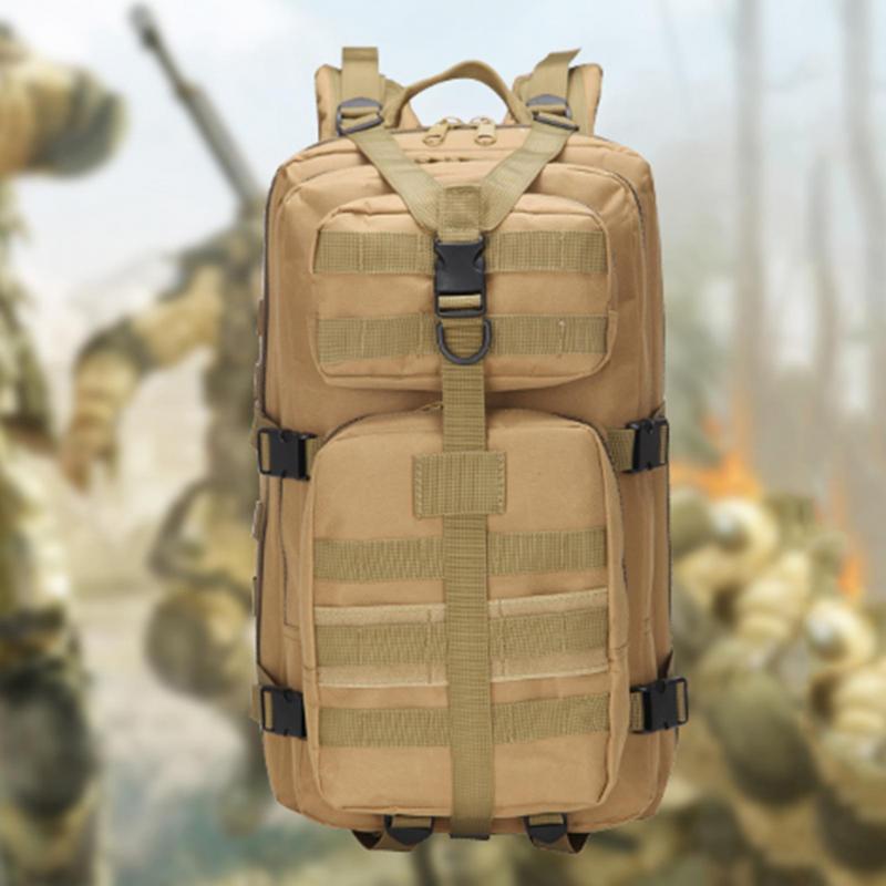 35L Large Capacity Multi Pockets Men Rucksack Oxford Cloth Waterproof Camouflage Sports Backpack for Trekking