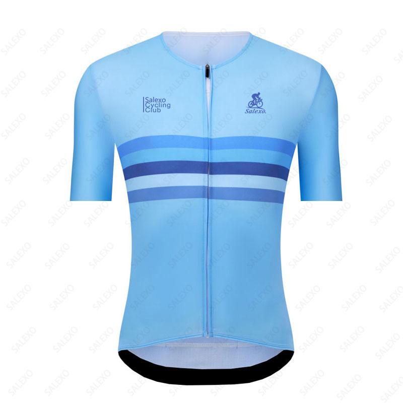 Outdoor Cycling Suit Summer Men Short Sleeve Bike Clothing Set 19D Quick Dry Bicycle Mountain Salexo Team Cycling Jersey Maillot Ropa Ciclismo
