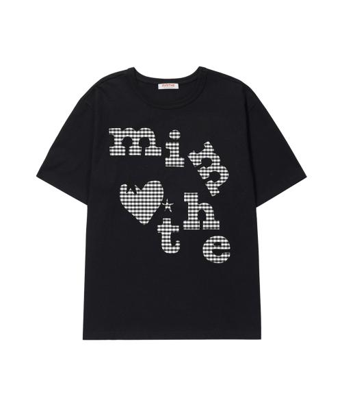 Mimdeowodeulobeu Mimthe Patchwork T-Shirt_White
