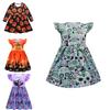 Girls Princess The Nightmare Before Christmas Dress Halloween Cosplay Skirt