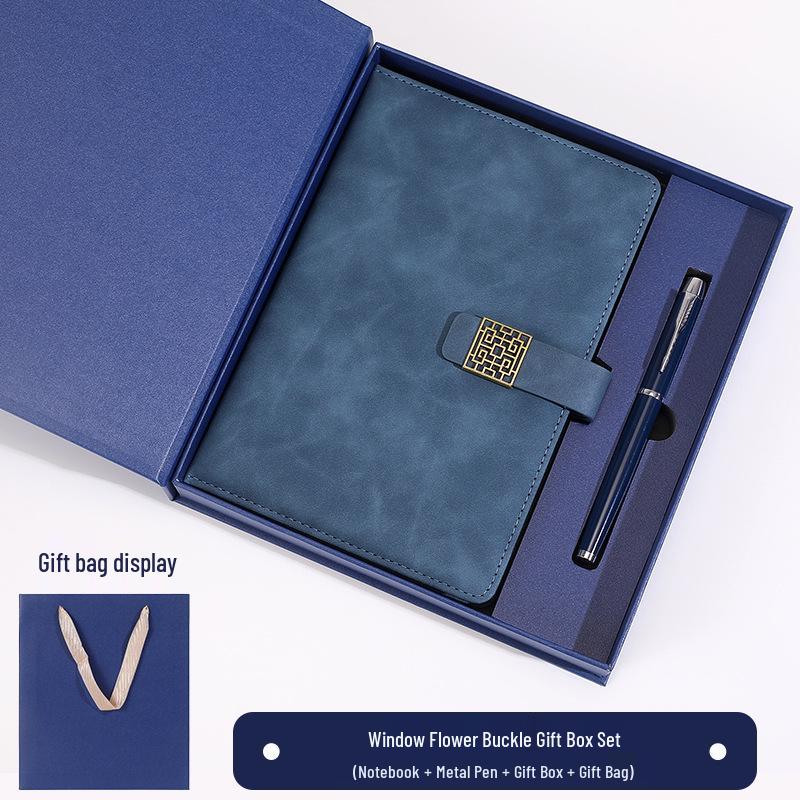 Custom A5 Notebook with Logo - Corporate Meeting Diary & Gift Box Set