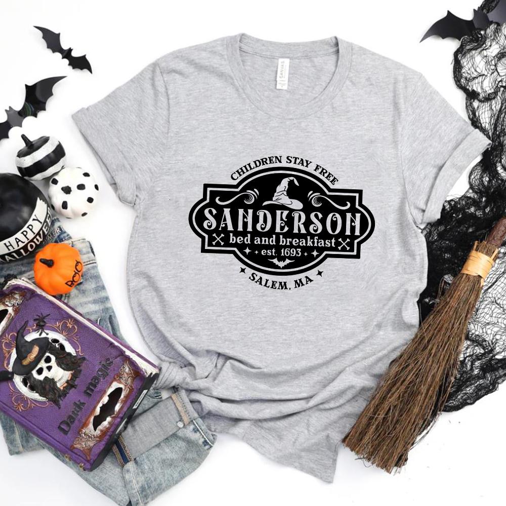 Sanderson Bed Breakfast Tee Shirt Halloween Movie Tshirt Its All Just A Bunch of Hocus Pocus ShirtsSanderson Sisters Tee S