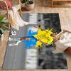 Brazilian Soccer Player Action. Carpet Perfect for Dormitory Kitchen Balcony Foyer Anti-slip Rug Decorate Offices Perfect Birthday/Christmas Gift Idea