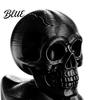 Trendy Desktop Accessory 3D Printed Skull Duck Figurine Gothic Skeleton Head Statue Halloween Black White Art Spooky Desk Ornament Quirky