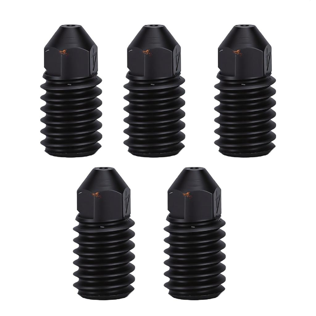 5 Pcs 0.4mm Nozzle Replacement for Bambu Lab P2S 3D Printer Hardened Steel Extruder Nozzle