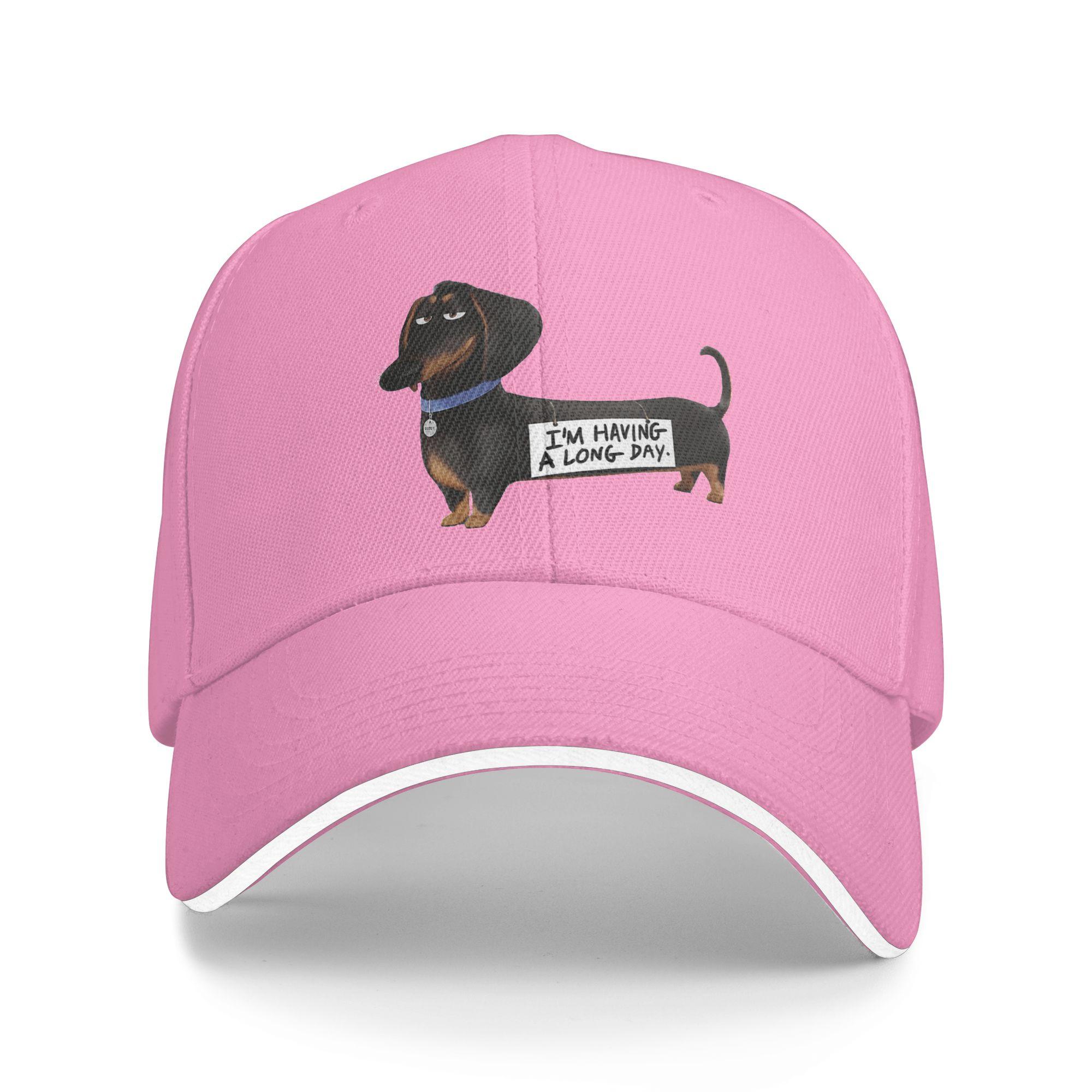 

Custom Classic I Love Dachshunds Baseball Cap WoUnisex Unisex Breathable Badger Sausage Wiener Dog Dad Hat Outdoor Snapback Caps One Size