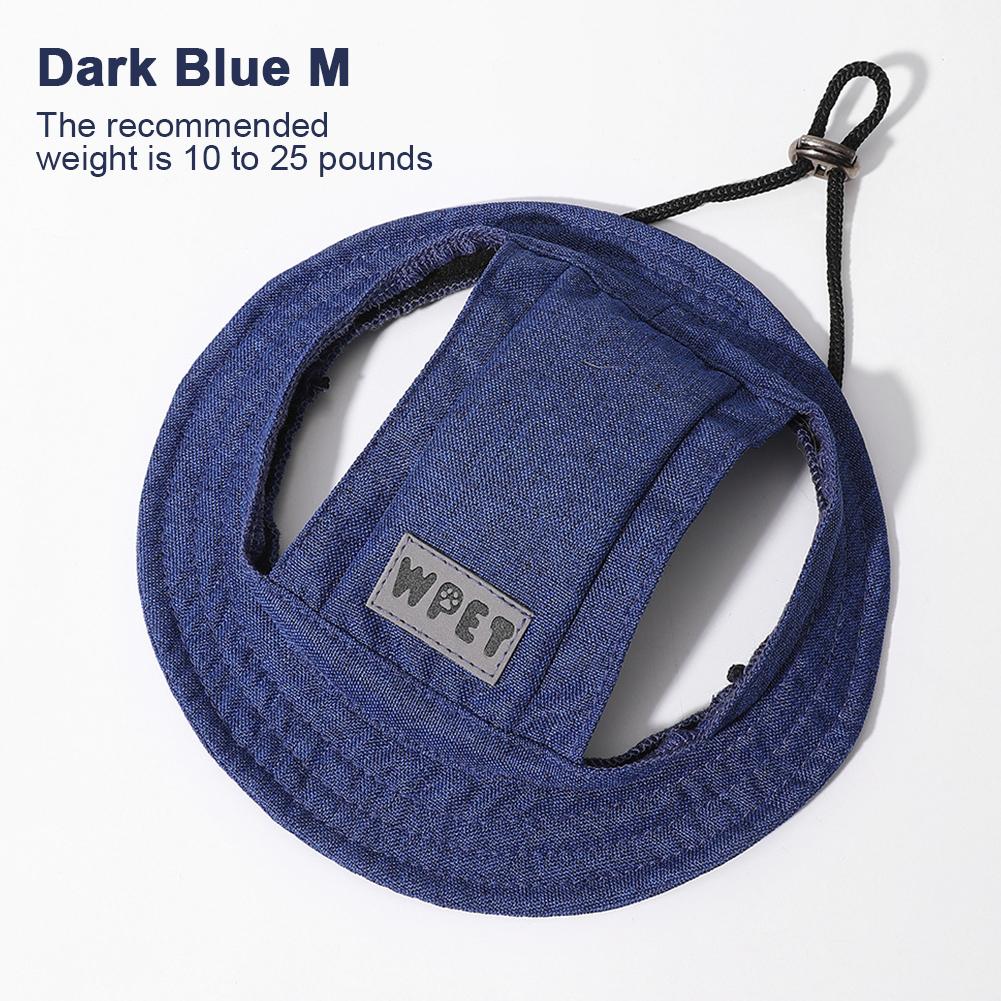 Spring Summer Pet Sun Hat for Cats and Dogs Breathable Fisherman Cap with Ear Holes Sun Protection and Shade for Outdoor Activities