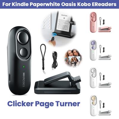 Remote Page Turner Auto Screen Clicker Phone Camera Video Record Remote Triggers Clicker For Tik Tok for Kindle Paperwhite