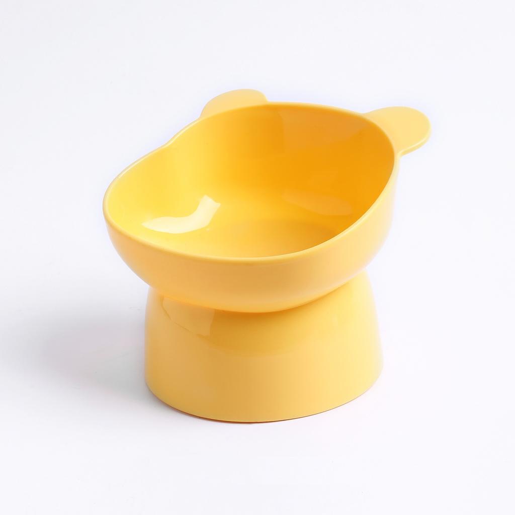 New Elevated Cat Bowls Stress Free Feeder and Waterer with Base Anti-Vomiting Tilted Raised Nonslip No Spill Dropship Pet Bowls