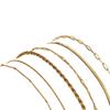 New Women's Fashion Bracelet Set, Fashion Chain, Paper Clip, Multi-layer Stacked Bracelet, Anklet.