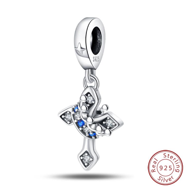 Copper Nossa Senhora Aparecida Dangle Charms Beads Fit Qikaola Original Bracelets Diy Jewelry Making For Women