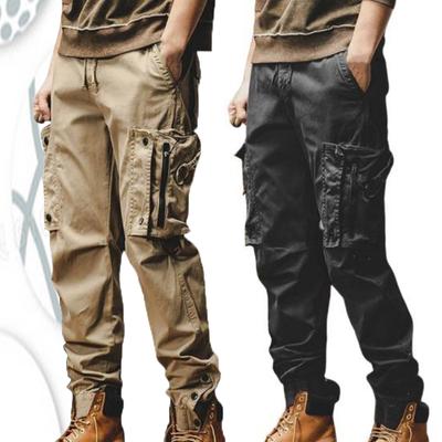 Trousers Man Multi Pocket Cargo Pants for Men Multipockets Outdoor Trekking Hiking Sports Pants
