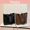 Stylish Minimalist Large Capacity Pu Tote Bag For Women With Two Shoulder Straps