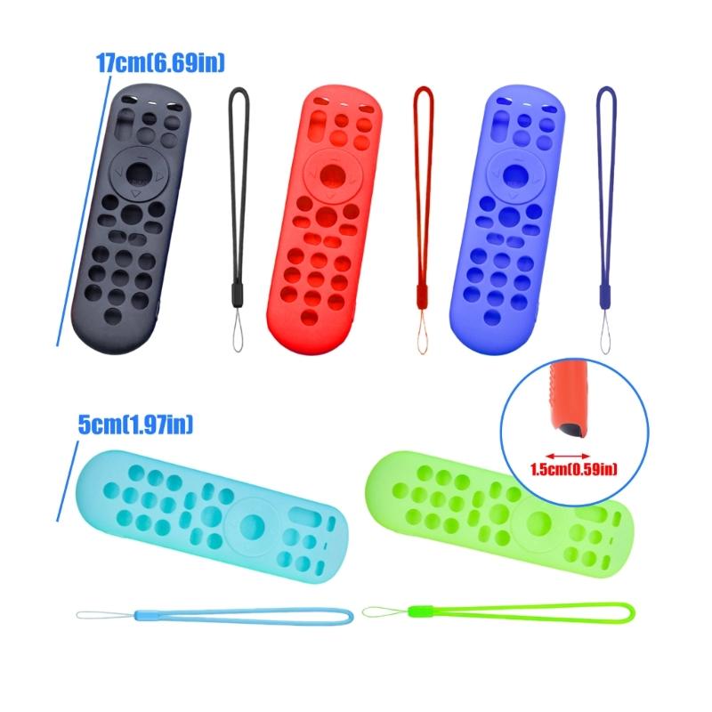 Flexible Silicone Remote Control Cover For Xumo MG3-R34010 TV Voice Remote Soft Protector with Lanyard Rope