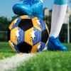 Mansfield Town Soccer Ball Size 5 Colorful Machine Stitched PVC Competition Ready Durable High-Bounce