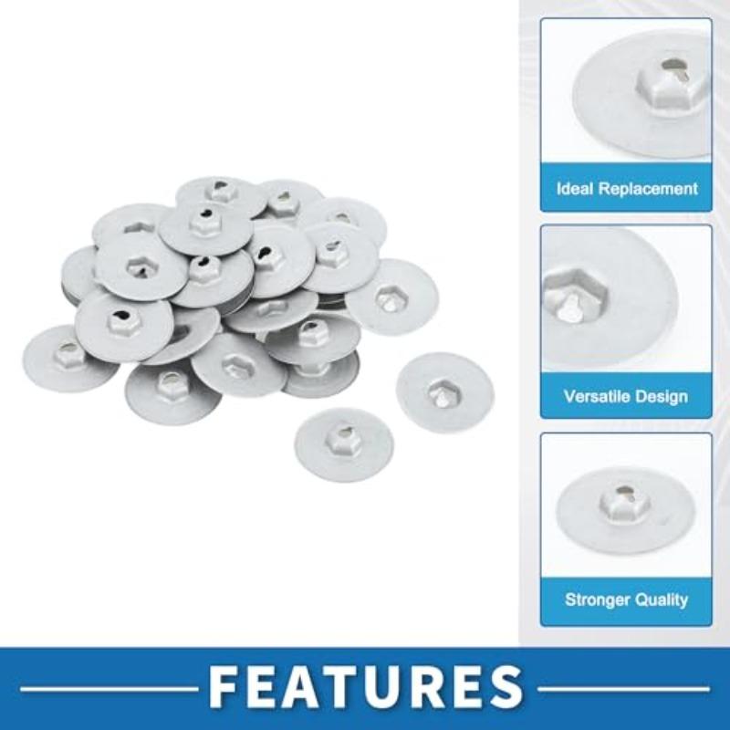 10/30pcs Auto Metal Fasteners Insulation Panel Fastener Washers for BMW Mini Vehicles 07146949380