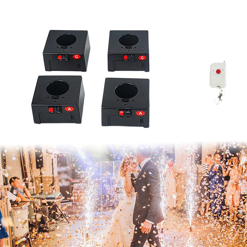 Confetti Machine with Remote Control Easy To Use for Event Concerts Disco DJ 2 Base