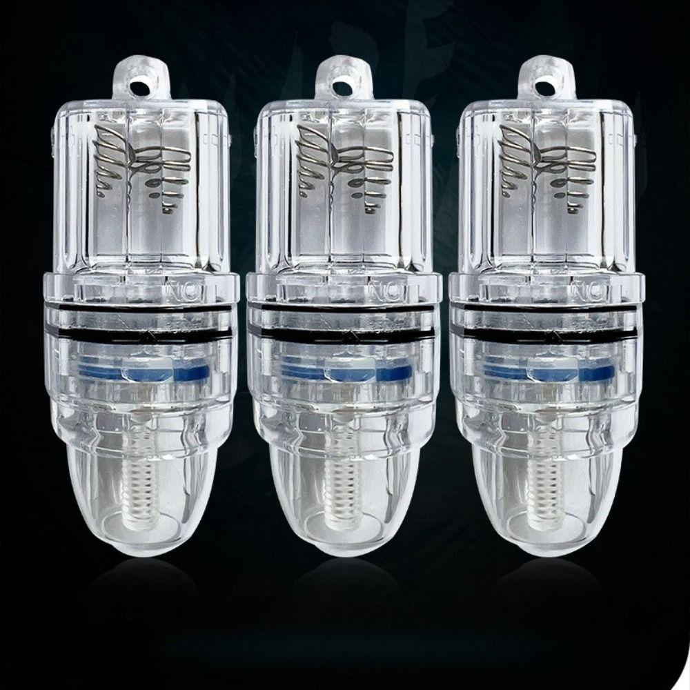 Waterproof LED Fish Attracting Indicator LED Flashing Night Fishing Lamp Light Bait  Underwater