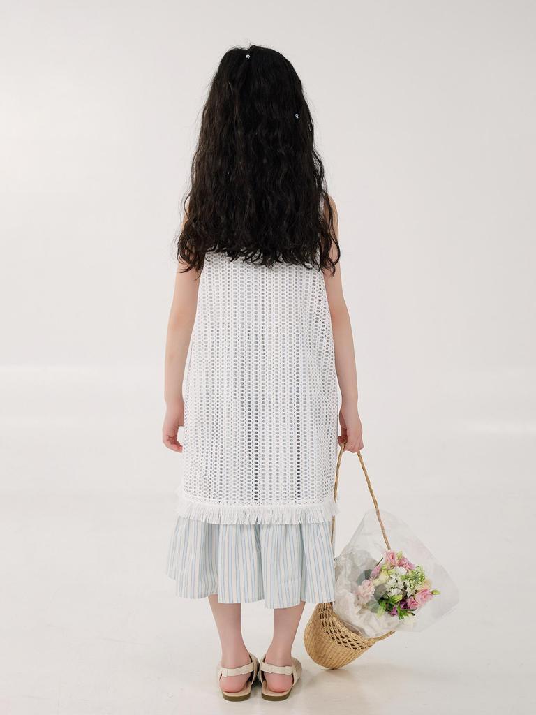 You Jia Meng Girls' Summer Sleeveless Princess Dress - Two-Piece Set