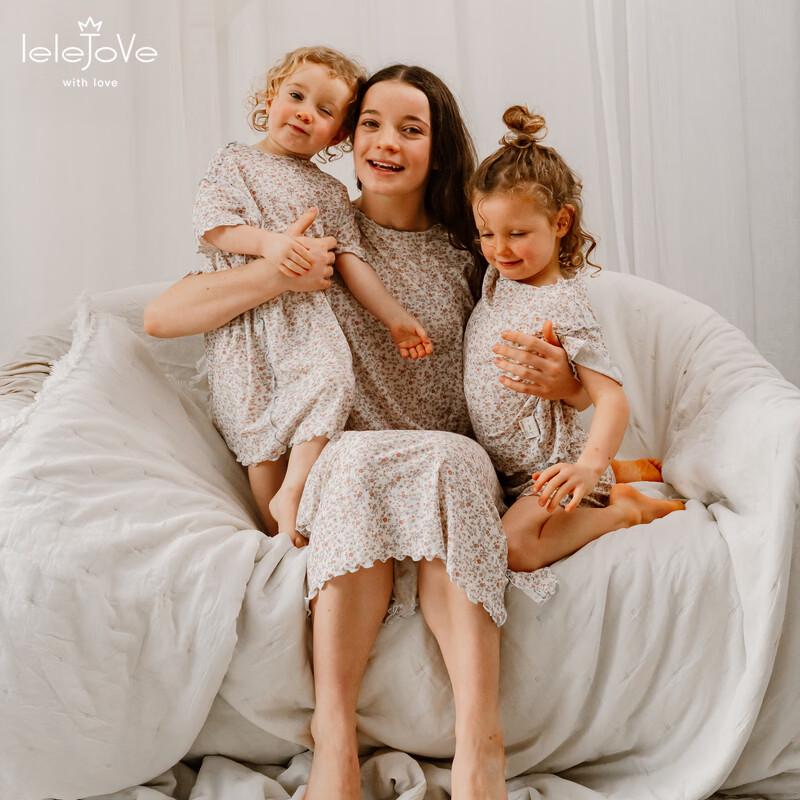 Платье-футболка с оборками LELE JOVE для родителей и детей S