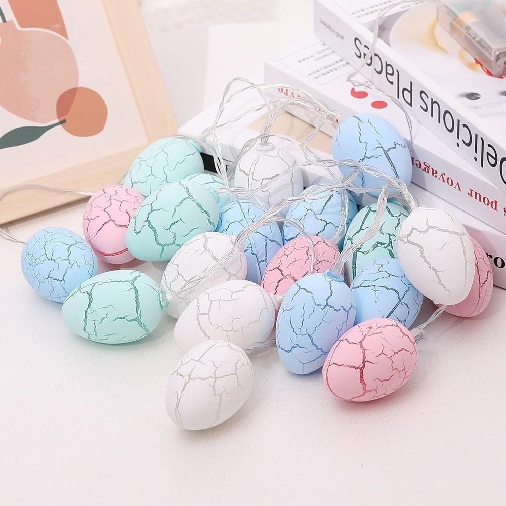 Warm White Easter String Lights LED Lighting Cracked Egg LED Light Easter Party