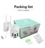 200W 8 Lights PTZ Camera Wifi Outdoor Waterproof Infrared Night Vision Real-time Reminder Two Way Audio Built-in AP Hotspot APP Remote Control