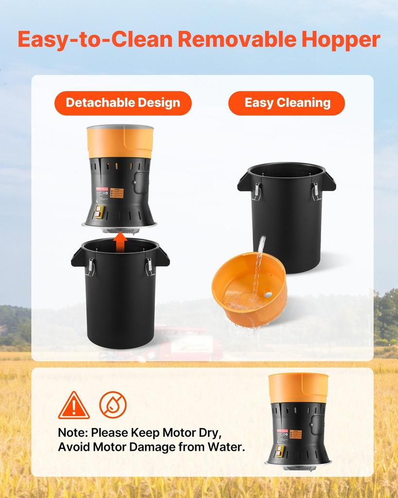 Electric Grain Mill Grinder, 600W High Power Commercial Spice Grinder, 53L Pulverizer Powder Machine with Galvanized Sharp Blades, for Dry Grains,