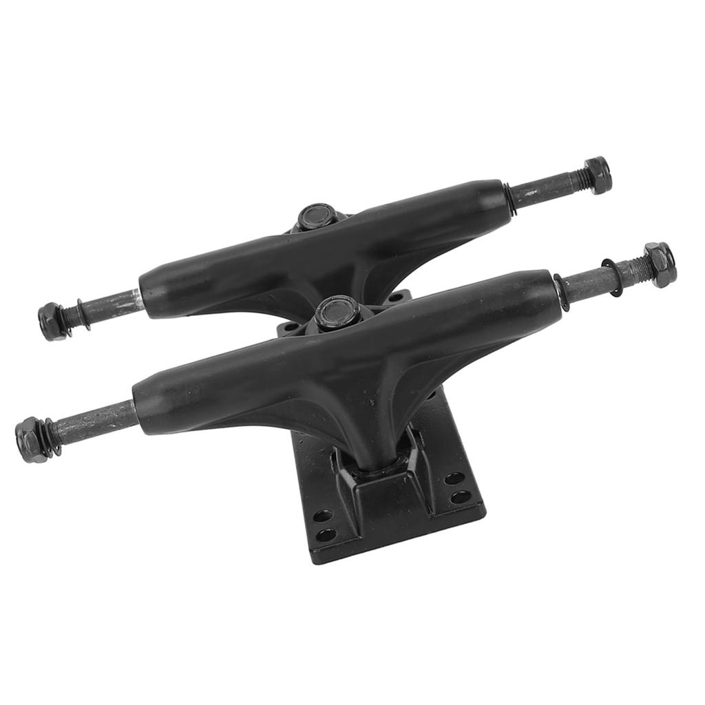 2Pcs 4‑8 inch Aluminum Mg Alloy Professional Bridge Skate Board Bracke Black