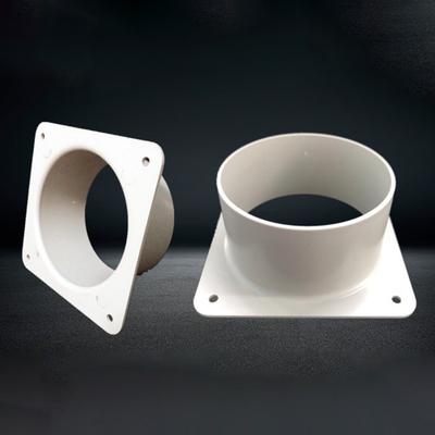 Air Vent Duct Connector Flange Straight Ventilation Pipe