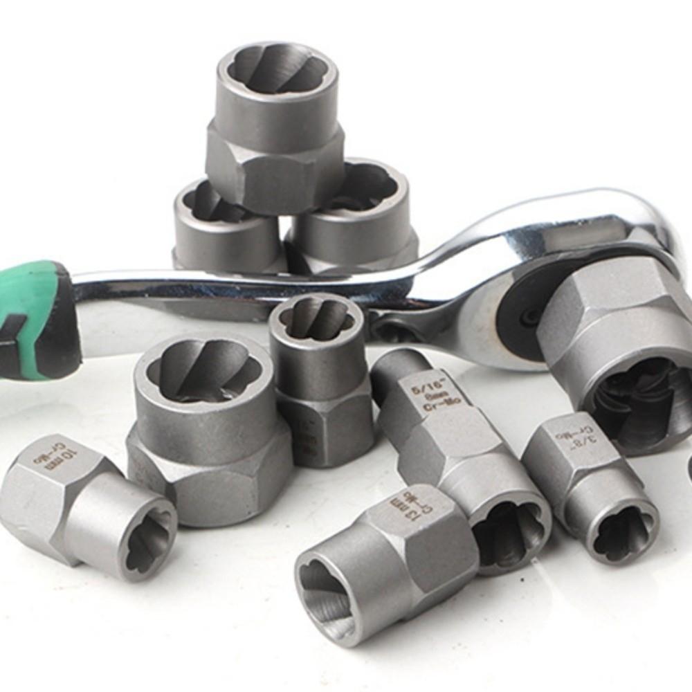 Spiralförmiges Design Nussbrecher Chrom-Molybdänstahl Gebrochener Bolzenwerkzeug Automobilreparatur