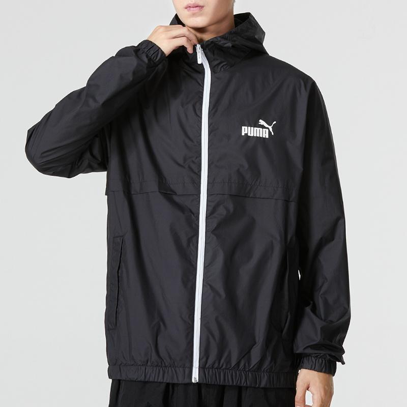 PUMA Ess Solid Windbreaker Logo 'Black' Men's 849462-01