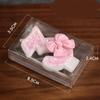New Creative Number Birthday Candles 3D Design Pink Extended Big Number Candle Bow Knot Any Celebration Cake Topper Decoration
