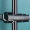 Handheld Shower Holder No Damage Wall Mount Adjustable Rod ABS Bathroom Fixture 10cm Length For Flexible Installation