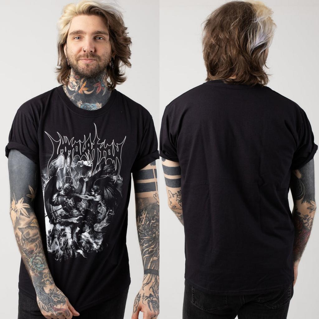 New Immolation Graphic Cotton Tshirt Unisex Summer Short Sleeve Fashion Brand Tee Luxury Casual Vintage Tees