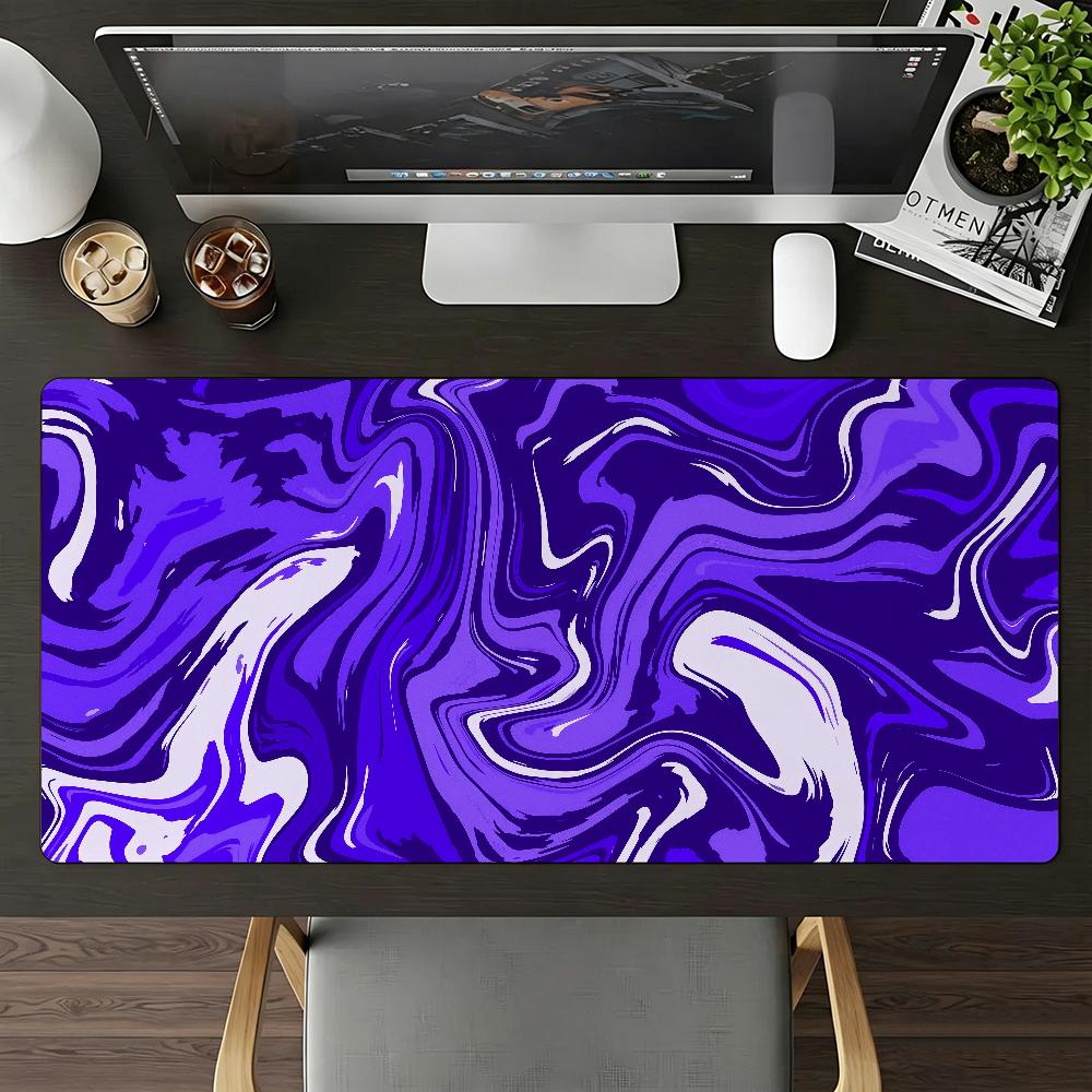 Strata Liquid Mouse Pad Large Nonslip Waterproof Mat Stitched Edge Keyboard Pad For Gaming Daily Office