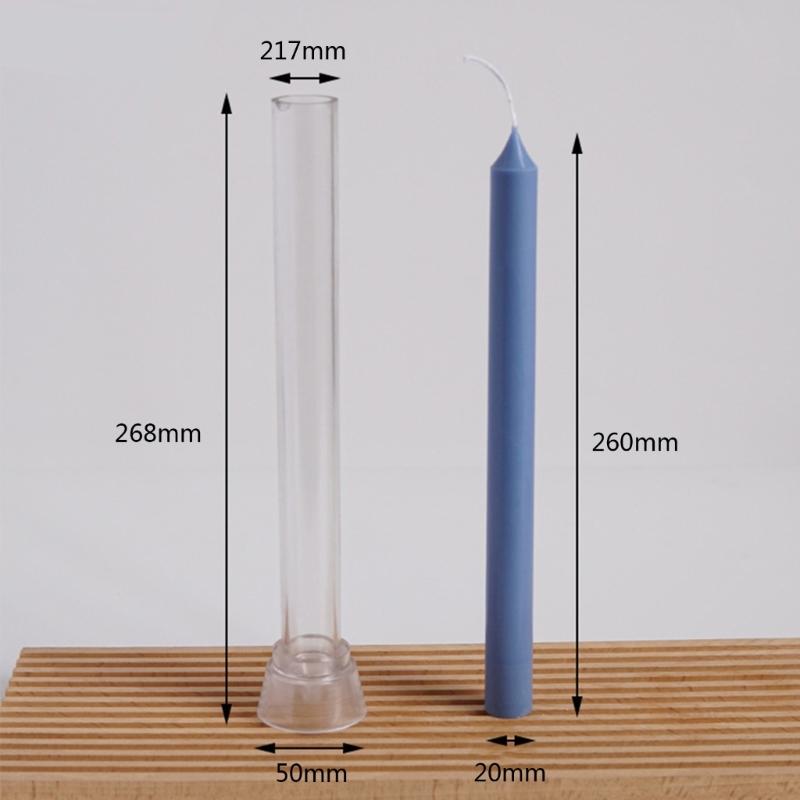 26 cm Lång Stång Kyrka Julkläppform Stor Cylinder Randig Plastkläppform DIY Hantverk Lera Klapptillverkning