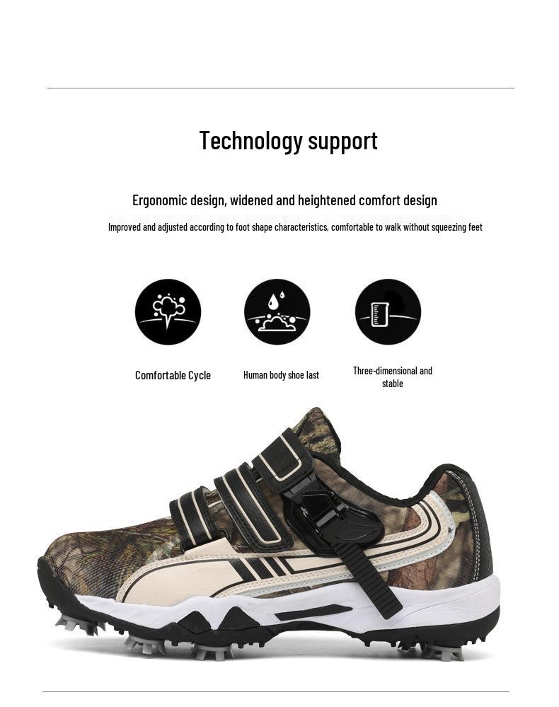 New Spike High-Soled Wear-Resistant Non-Slip Golf Training Shoes